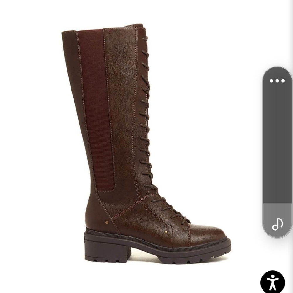 Rocket dog lace up knee high  boots